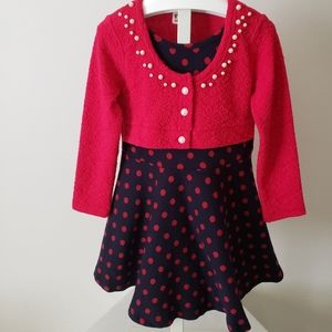 Winter Polka Dot Dress
